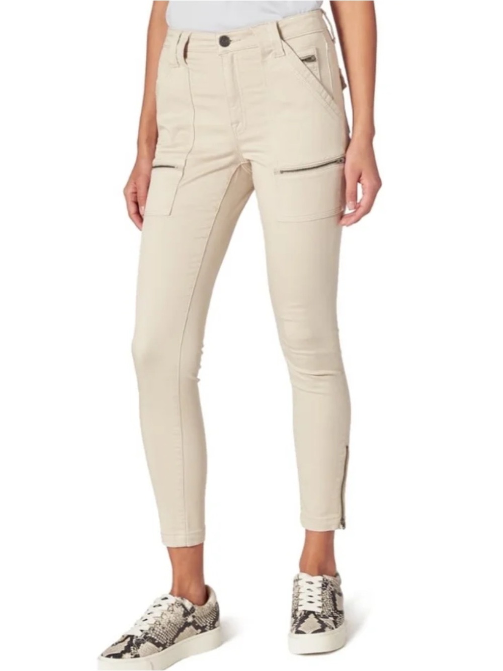 JOIE Revolve MSRP $228 Park Cargo Skinny Pants in Peyote Size 4/27